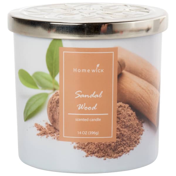 Home Wick 14oz. 3 Wick Sandalwood Candle