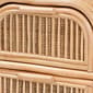 bali & pari Adrika Bohemian Natural Rattan 2-Drawer Nightstand - image 5