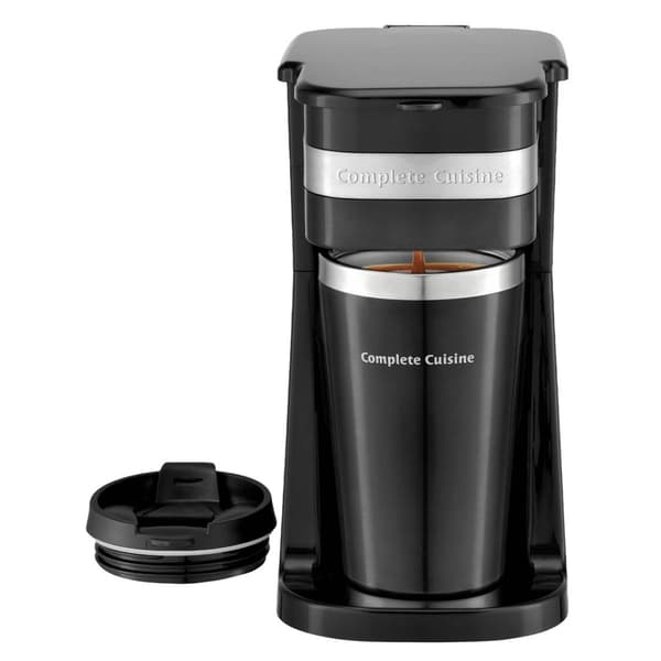 Complete Cuisine Single Serve Coffee Maker with Mug - image 