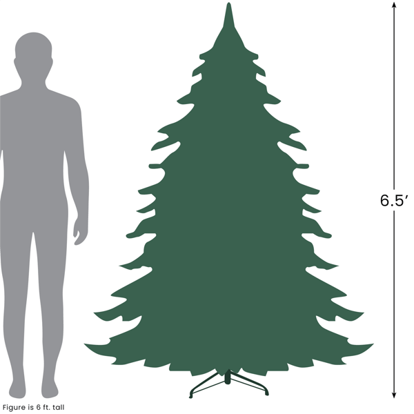 Northlight Real Touch™ 6.5ft. Pre-Lit Palisades Christmas Tree