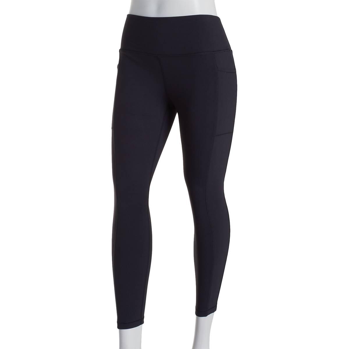 Womens RBX Carbon Peached Solid Ankle Leggings