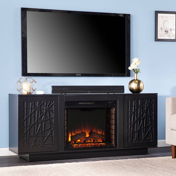 Southern Enterprises Delgrave Electric Media Fireplace w/ Storage