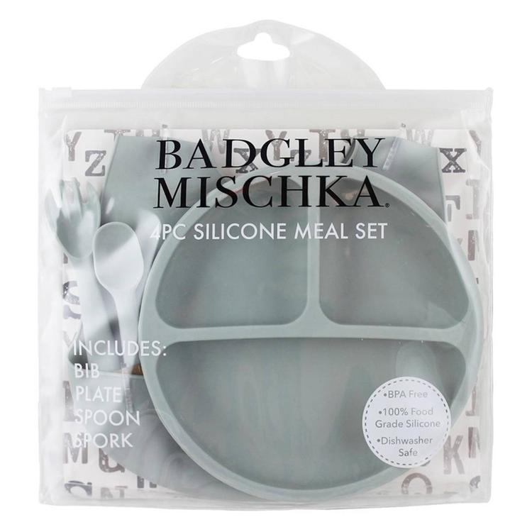 Baby Unisex Badgley Mischka® 4pc. Silicone Meal Set
