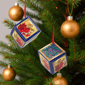 CC Christmas Decor 24pc. Trumpeting Angel Mini Gift Box Ornaments - image 3