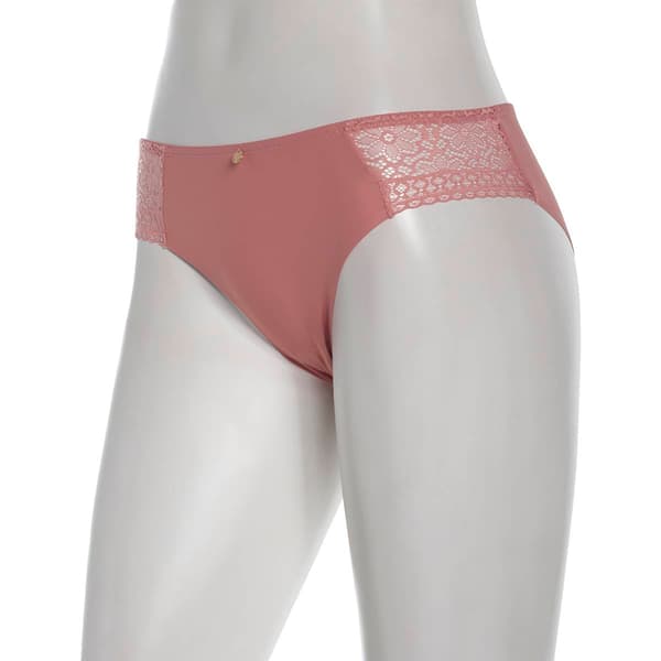Womens Laura Ashley(R) Single Lace Bikini Panties - LS7790AD - image 