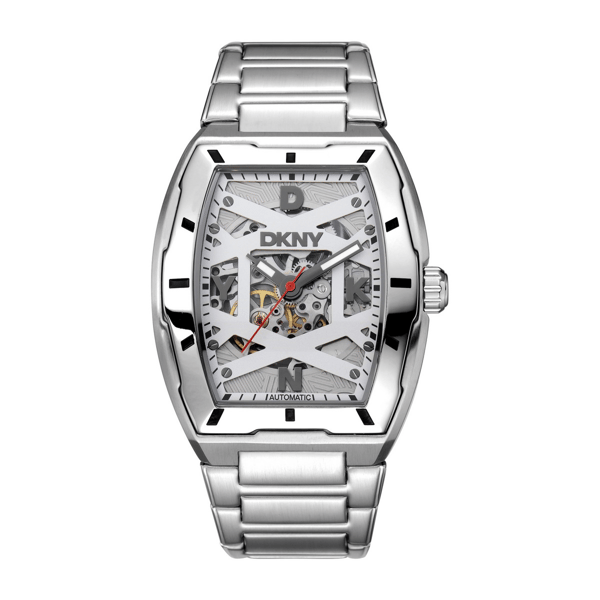 Mens DKNY Urban Automatic Silver Dial Watch - DK1G048M0075 - image 