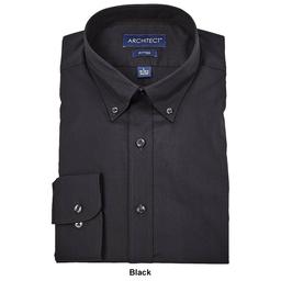 Mens Architect® High Performance Button Collar Fitted Dress Shirt
