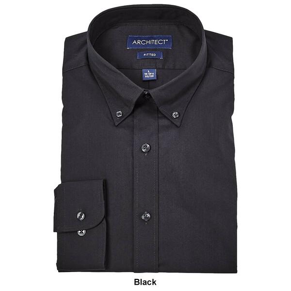 Mens Architect&#174; High Performance Button Collar Fitted Dress Shirt