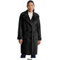 Womens NVLT Sueded Mid Length Shearling Coat w/Faux Fur Lining - image 6