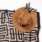 Womens Adrienne Vittadini 2pc. Stoned Kimono & Hat Set - image 4