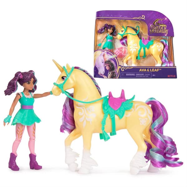 Spin Master Unicorn Academy Ava & Leaf Set