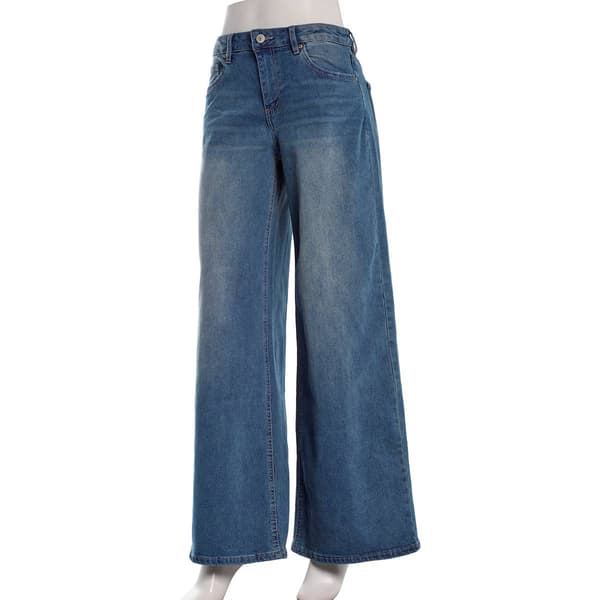 Juniors Madden Girl High Rise 90''s Wide Leg Jeans - image 