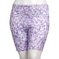 Womens Starting Point(R) Floral Bike Shorts - Purple - image 1