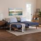 Baxton Studio Bolivia Walnut Brown Wood Expandable Bed Frame - image 7