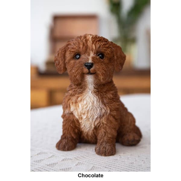 Hi-Line Gift Baby Cavapoo Puppy Garden Statue