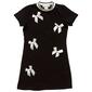 Girls &#40;7-12&#41; Dream Girl Short Sleeve T-Shirt Dress with Bows - image 1