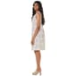 Womens Perceptions Sleeveless Medallion Pleat Shift Dress - image 4