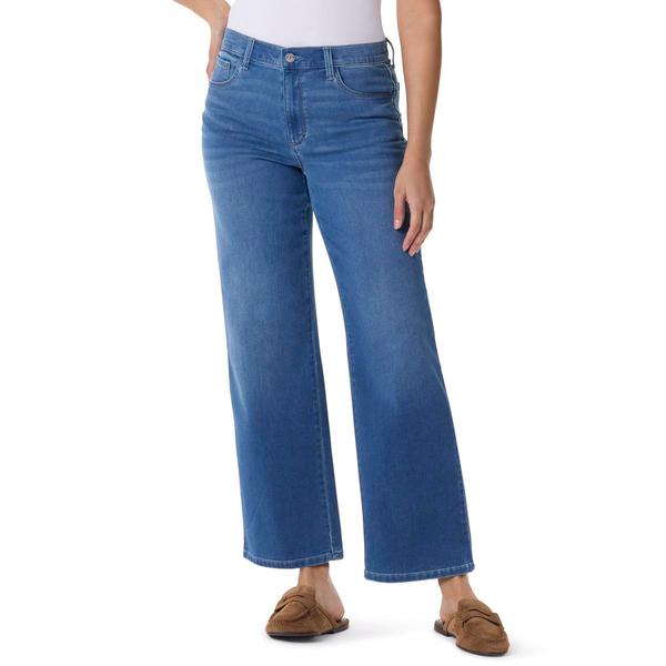 Womens Gloria Vanderbilt 5-Pocket Relaxed Wide Leg Jeans - Short