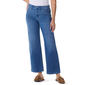 Womens Gloria Vanderbilt 5-Pocket Relaxed Wide Leg Jeans - Short - image 1