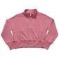 Girls &#40;7-16&#41; Wallflower&#40;R&#41; Girl Drop Shoulder 1/4 Zip Sweatshirt - image 1