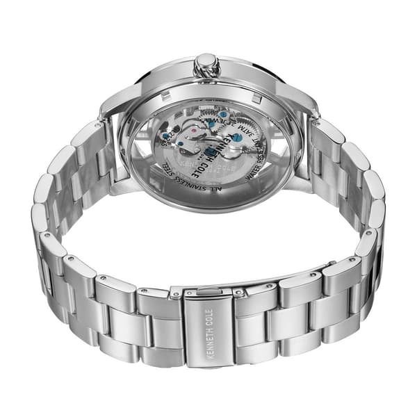 Mens Kenneth Cole&#174; 3-Hand Skeleton Automatic Watch - KCWGL2122505
