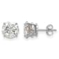 True Light(tm) 8.0mm Round Moissanite Basket Post Earrings - image 1