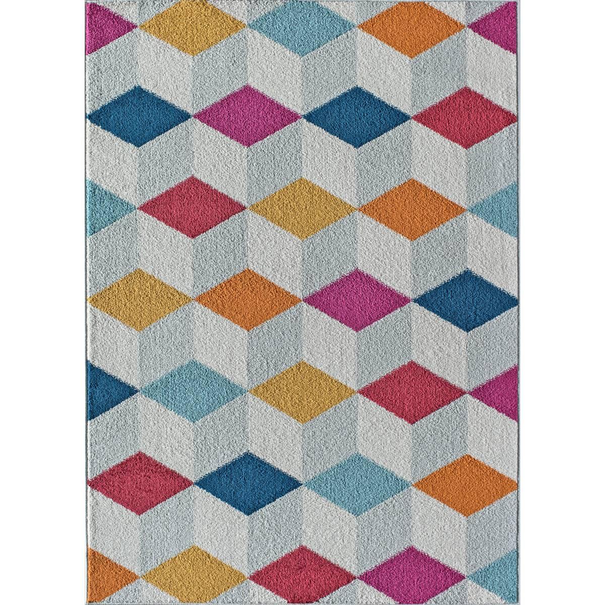 Rugs America™ Miko Apple Cider Geometric Contemporary...