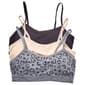 Girls Sweet Princess 3pk. Leopard/Solid Seamless Bralettes - image 1