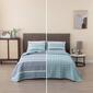 FreshFolds 3pc. Paisley Floral Reversible Bedspread Quilt Set - image 4