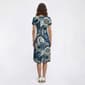 Womens Sami & Jo Short Sleeve Scoop Neck Medallion A-Line Dress - image 3