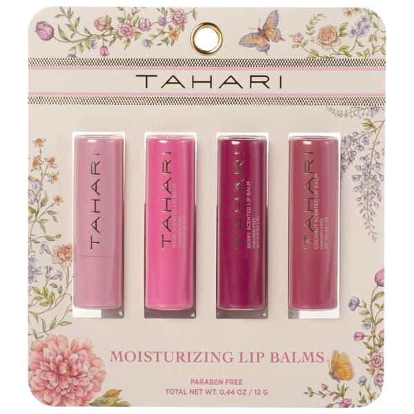 Tahari Peony Butterfly Garden 4pc. Lip Balm Gift Set - image 