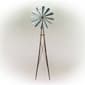 Alpine Rustic Bronze & Silver Metal Windmill - image 3