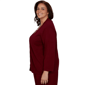 Plus Size Alfred Dunner Union Square Scallop Two in One Blouse - image 4