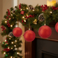 Northlight Red Glittered Shatterproof Christmas Ball Ornament - image 3