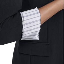 Womens DKNY Long Sleeve Roll Cuff Open Front Blazer
