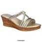 Womens Tuscany by Easy Street Elvera Wedge Sandals - image 12