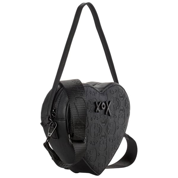 Betsey Johnson Heart Skulls Crossbody