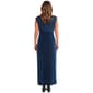 Womens Connected Apparel Sleeveless Soutache Yoke Maxi Dress - image 2