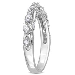 Gemstone Classics™ 10kt. White Gold Lab Created Sapphire Ring