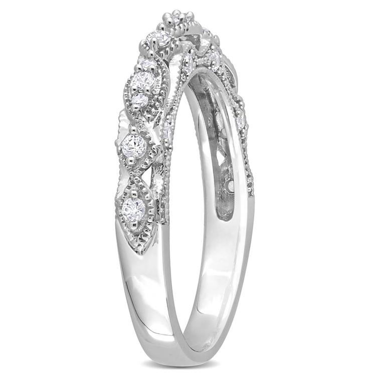 Gemstone Classics™ 10kt. White Gold Lab Created Sapphire Ring
