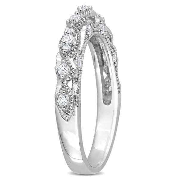 Gemstone Classics™ 10kt. White Gold Lab Created Sapphire Ring