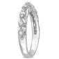 Gemstone Classics&#8482; 10kt. White Gold Lab Created Sapphire Ring - image 3