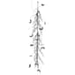 K&K Interiors 48in. Glitter Twig & Bat Garland - image 1