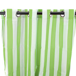 Jordan Manufacturing Outdoor Curtain Panel - Kiwi Stripe