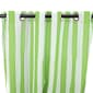 Jordan Manufacturing Outdoor Curtain Panel - Kiwi Stripe - image 1