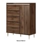 South Shore Hype Door Chest w/ 5 Drawers & Faux Carrara Marble - image 11