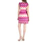 Womens 24/7 Comfort Apparel Pink Sleeveless Dress With Ruffles - image 3