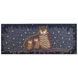 Liora Manne Frontporch Owl Family Rectangular Runner