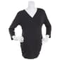 Womens Times Two Bracelet Sleeve V-Neck Maternity Nursing Top - image 1