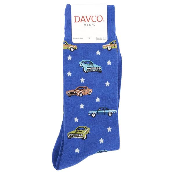 Mens Davco Muscle Car Crew Socks - image 